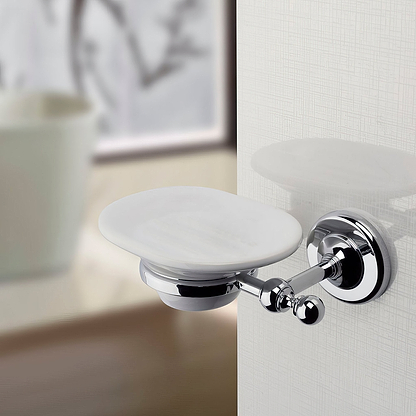 Albany Soap Dish Chrome - Hyperion Tiles