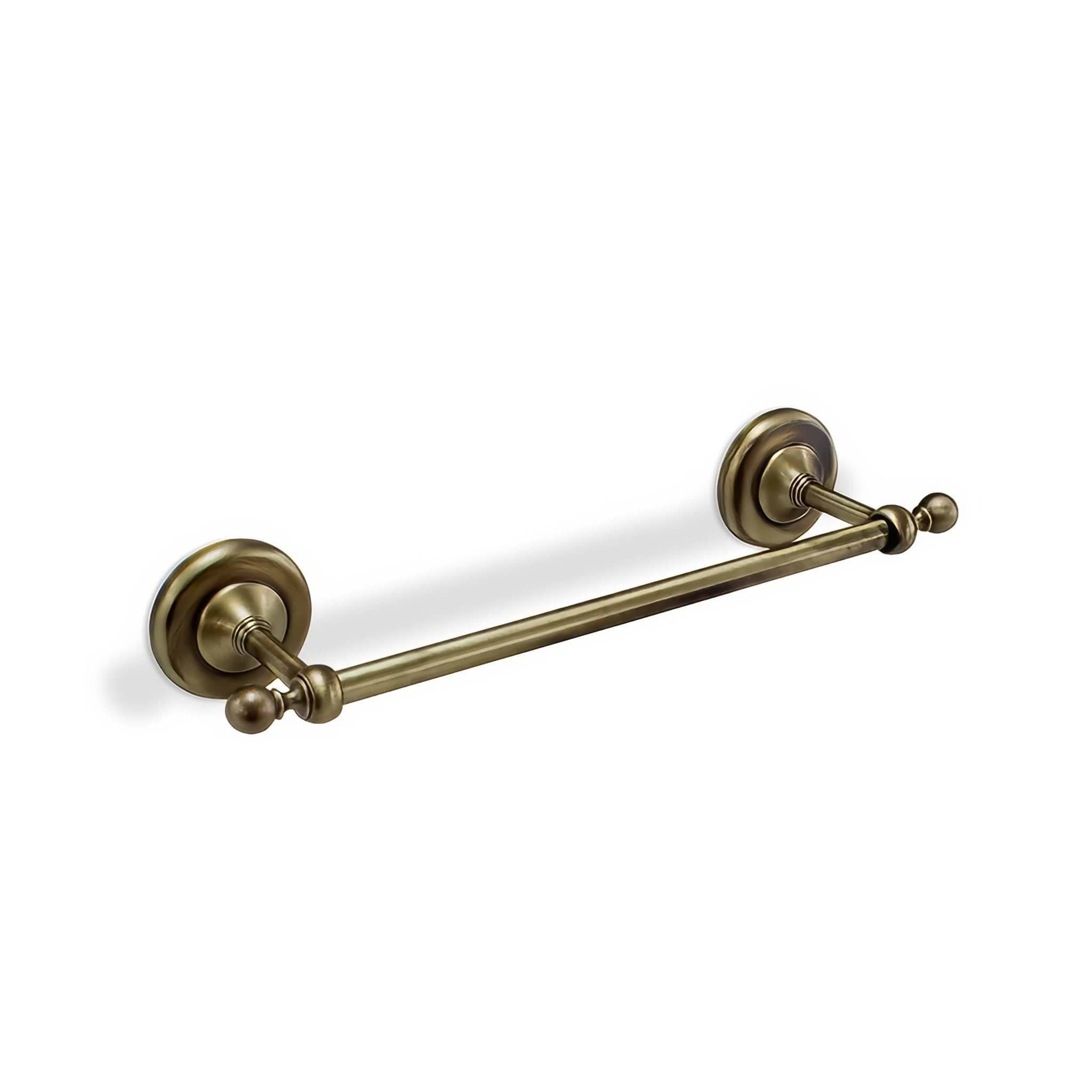 Albany Towel Rail 30cm Aged Brass - Hyperion Tiles