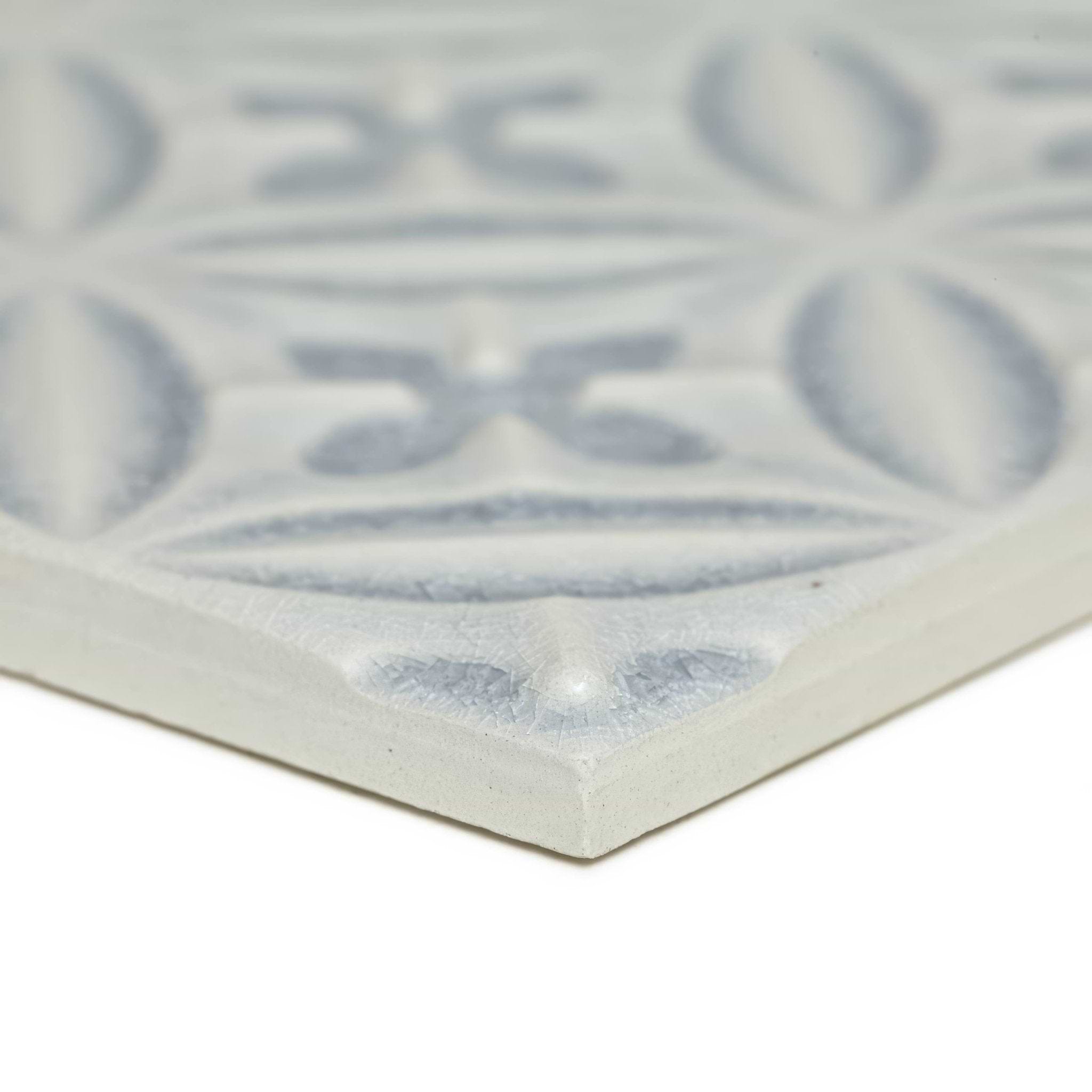 Alhambra Blue Decor 15 x 15cm - Hyperion Tiles