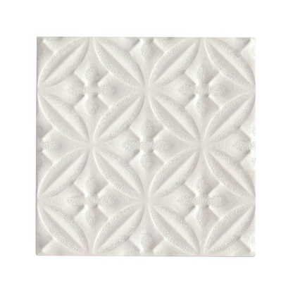 Alhambra White Decor 15 x 15cm - Hyperion Tiles