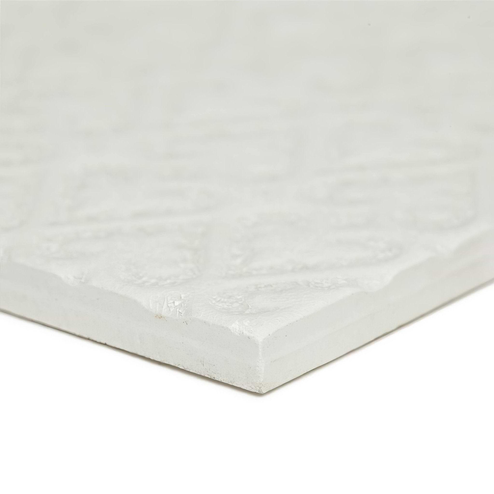 Alhambra White Decor 2 15 x 15cm - Hyperion Tiles