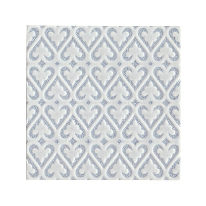 Alhambra Blue Decor 2 15 x 15cm - Hyperion Tiles - Fired Earth