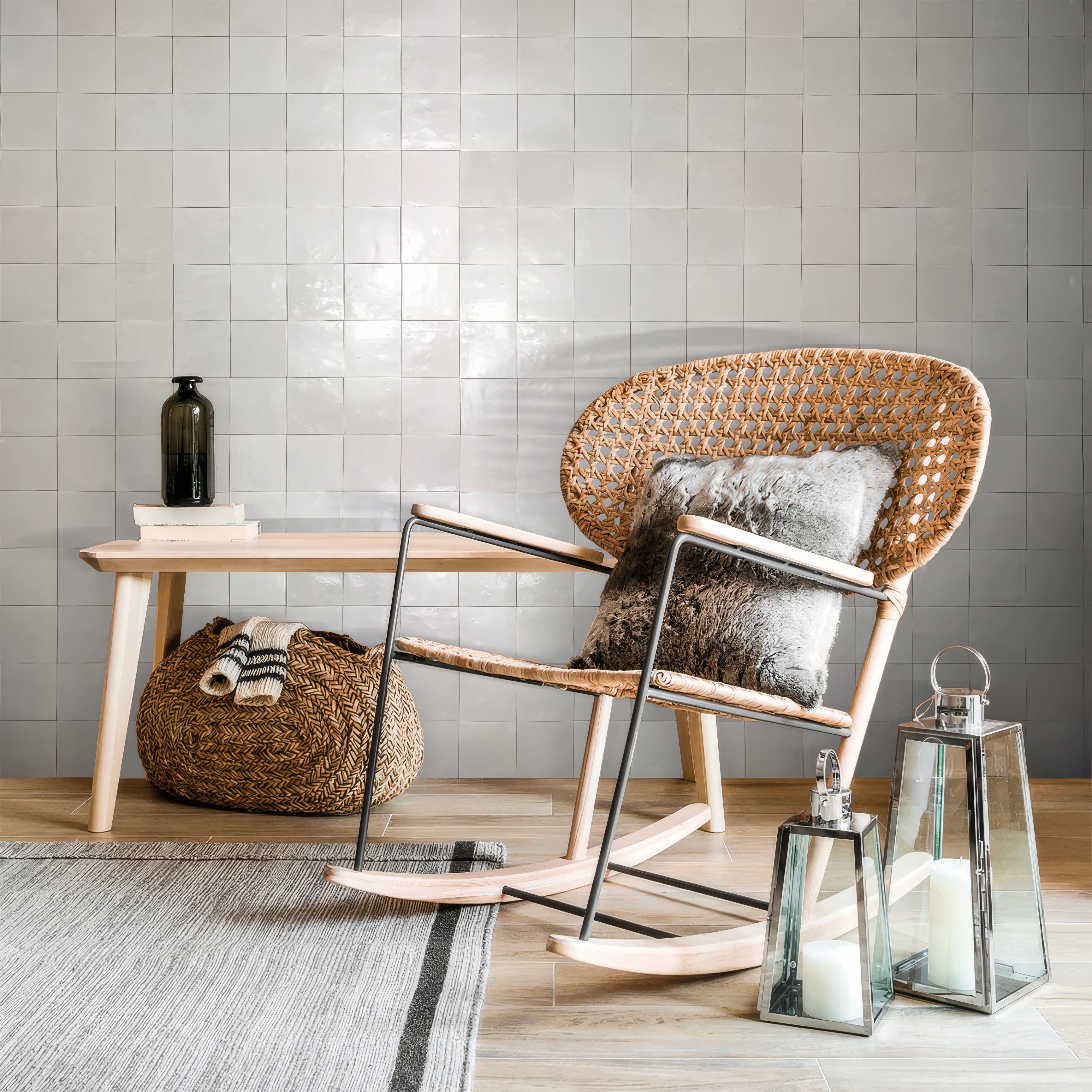 Salt White Ceramic Zellige By Hyperion Tiles