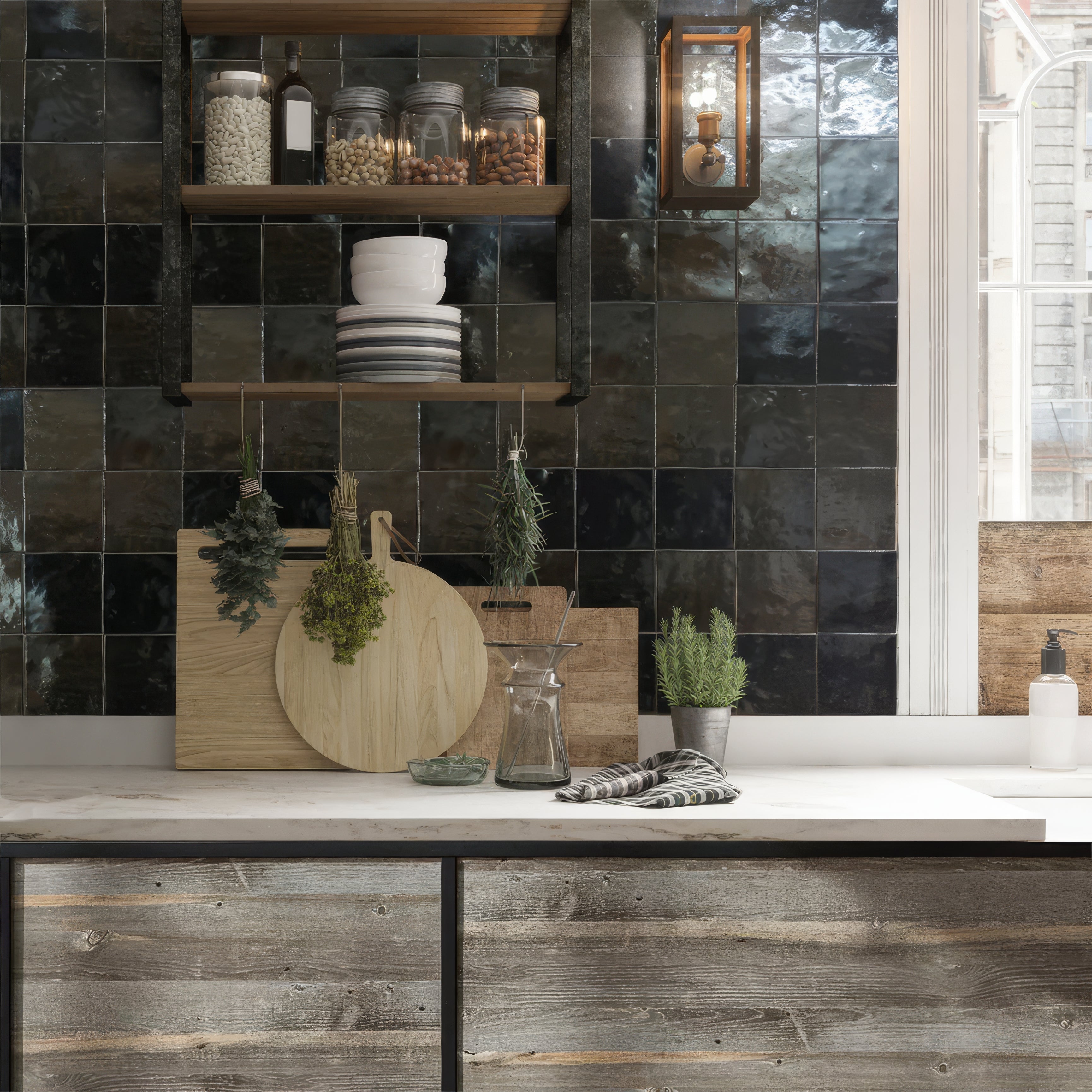 Ebony Ceramic Zellige By Hyperion Tiles