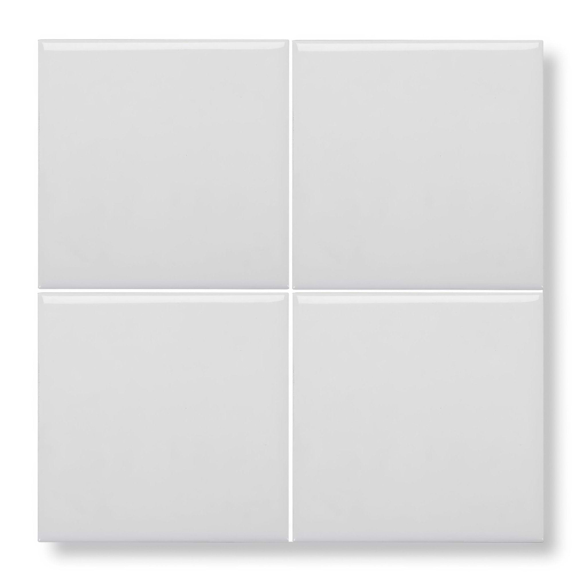 Andalucia White 10 x 10cm - Hyperion Tiles