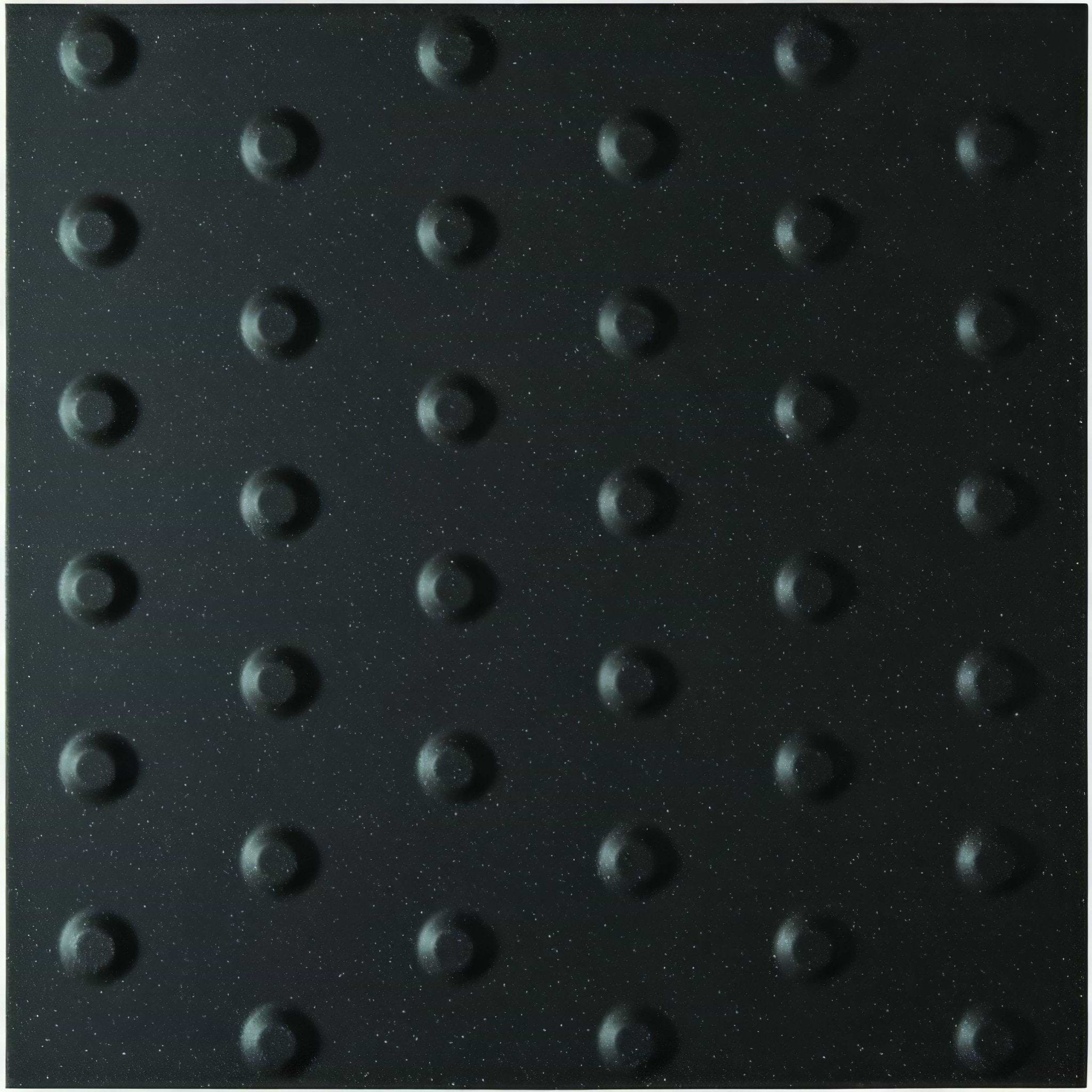 Anthracite Tactile Blister Quarry Tile 400x400mm - Hyperion Tiles