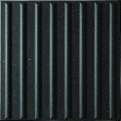 Anthracite Tactile Corduroy Quarry Tile 400x400mm - Hyperion Tiles