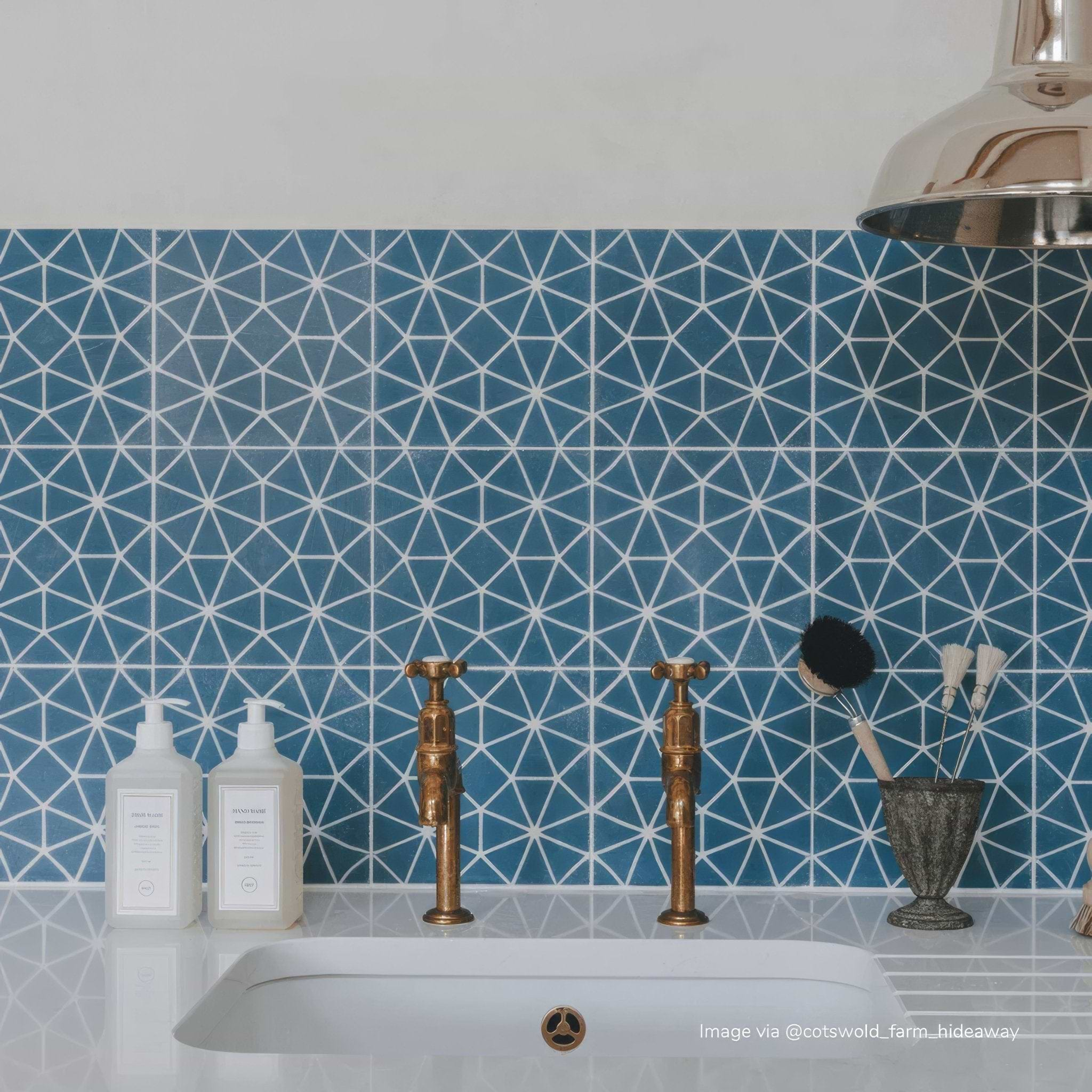 Anthropologie Blue Tile - Hyperion Tiles