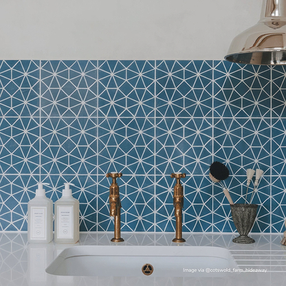 Anthropologie Blue Tile - Hyperion Tiles