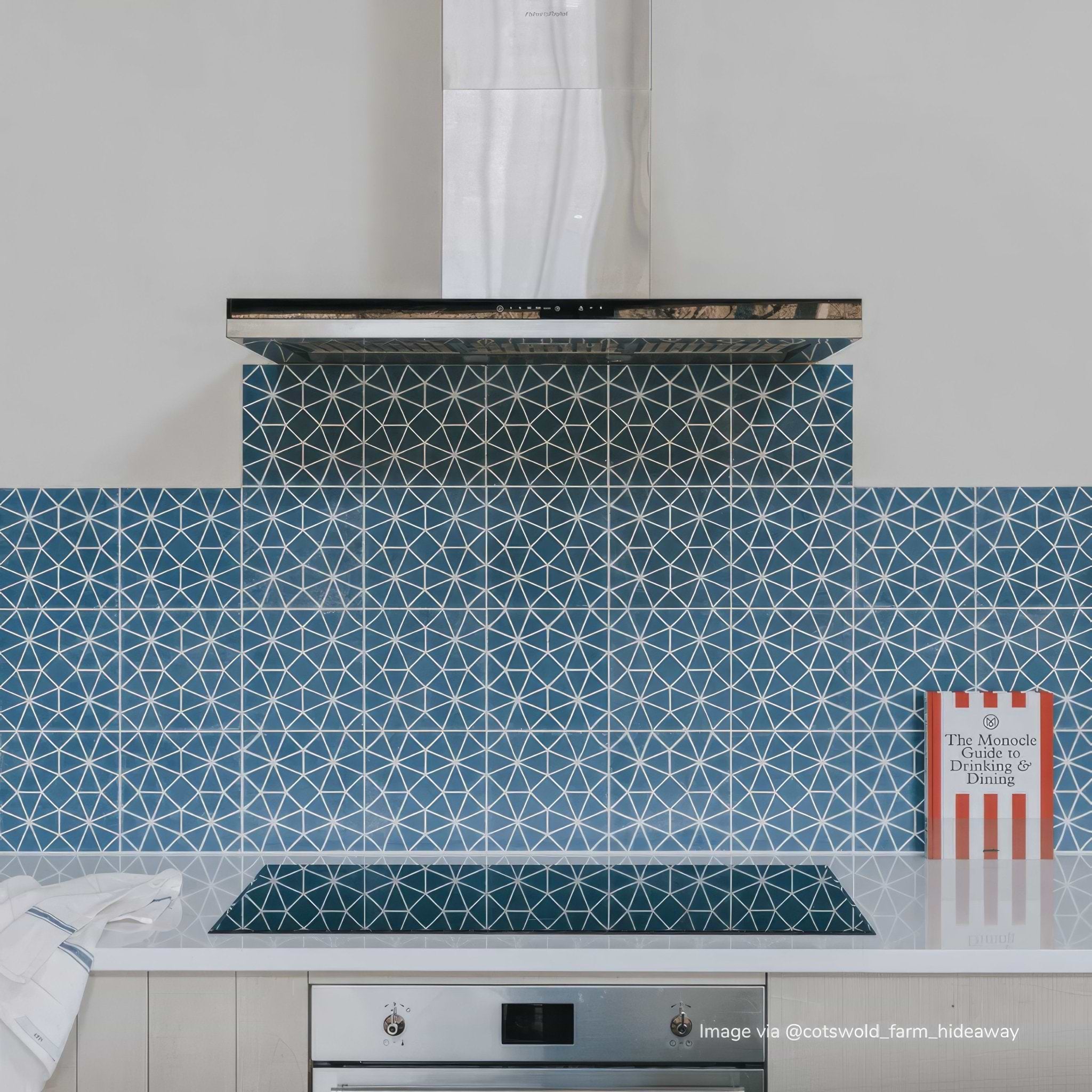 Anthropologie Blue Tile - Hyperion Tiles