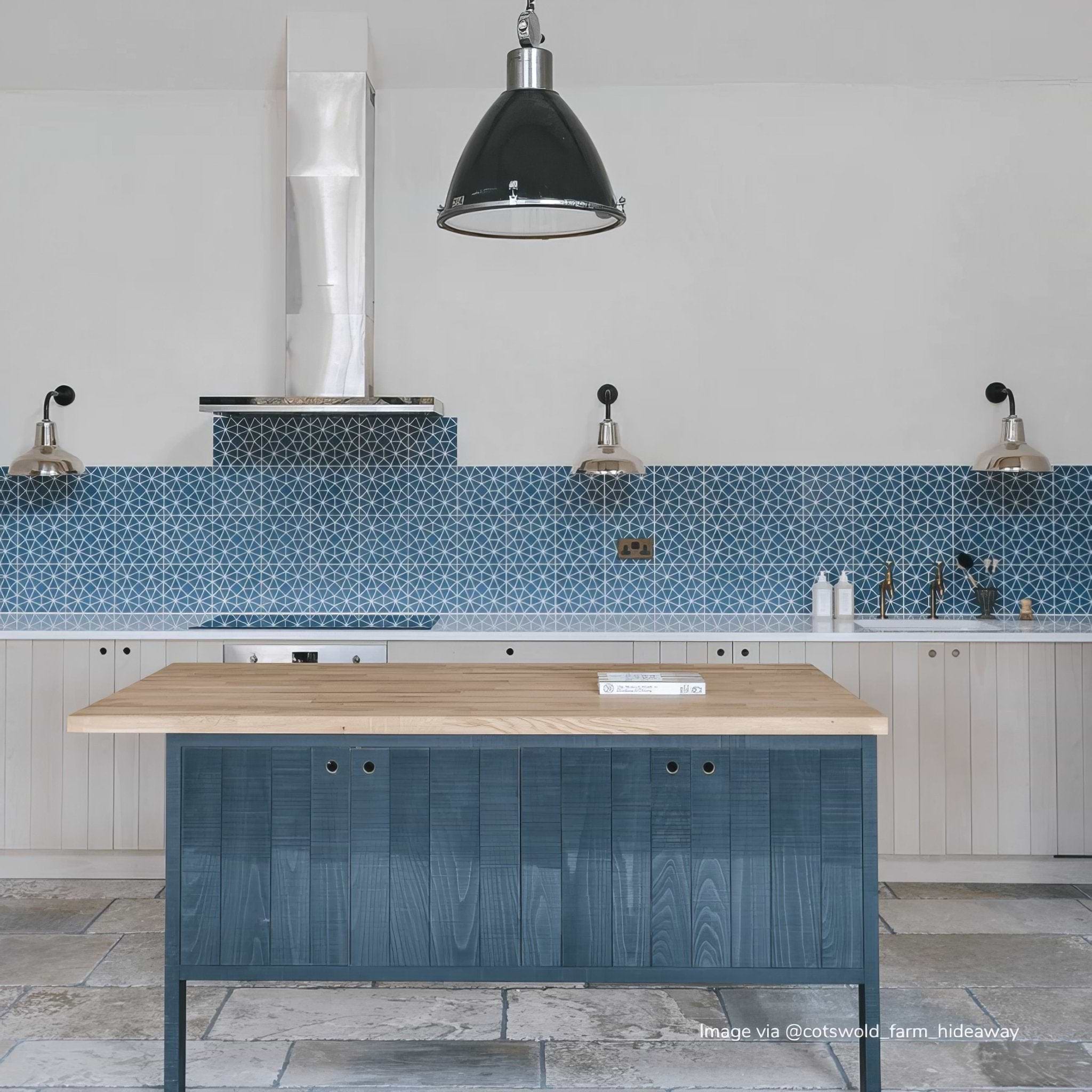 Anthropologie Blue Tile - Hyperion Tiles
