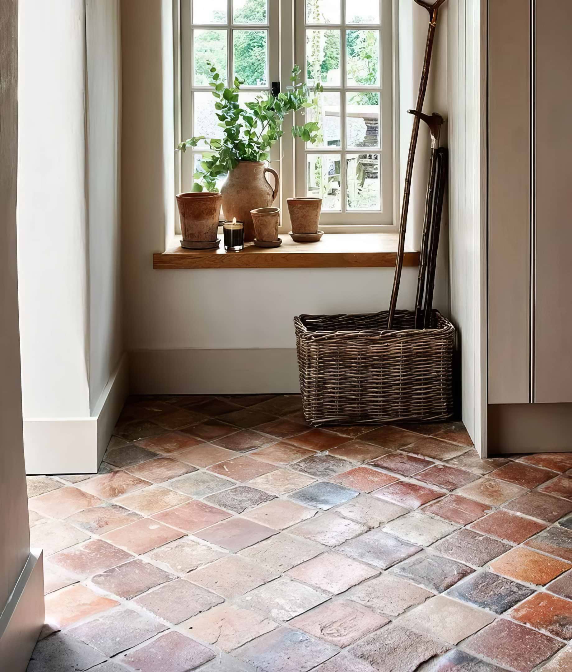 Antique Burgundy Terracotta Reclaimed- Hyperion Tiles