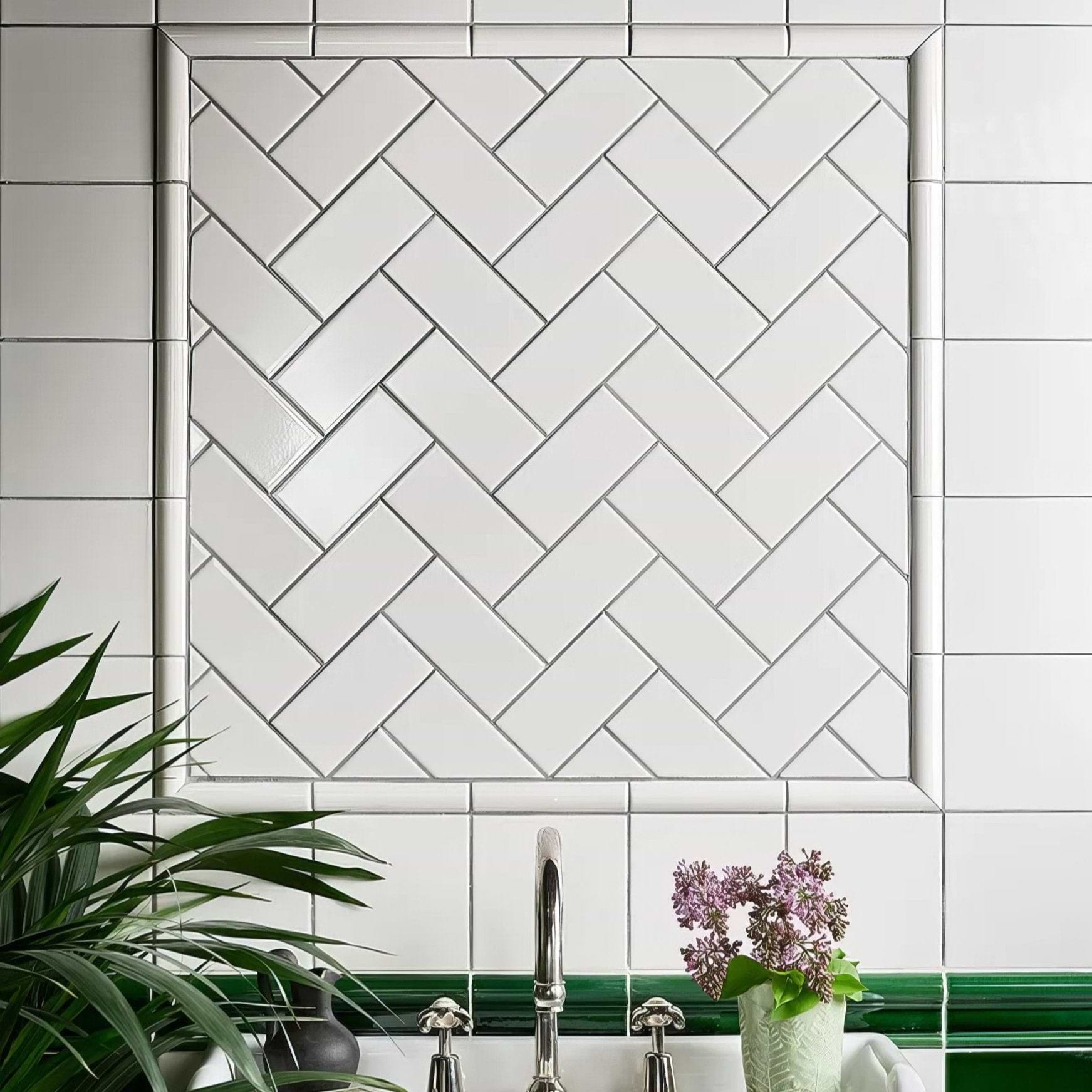 Antique White Metro Crackle Glaze - Hyperion Tiles