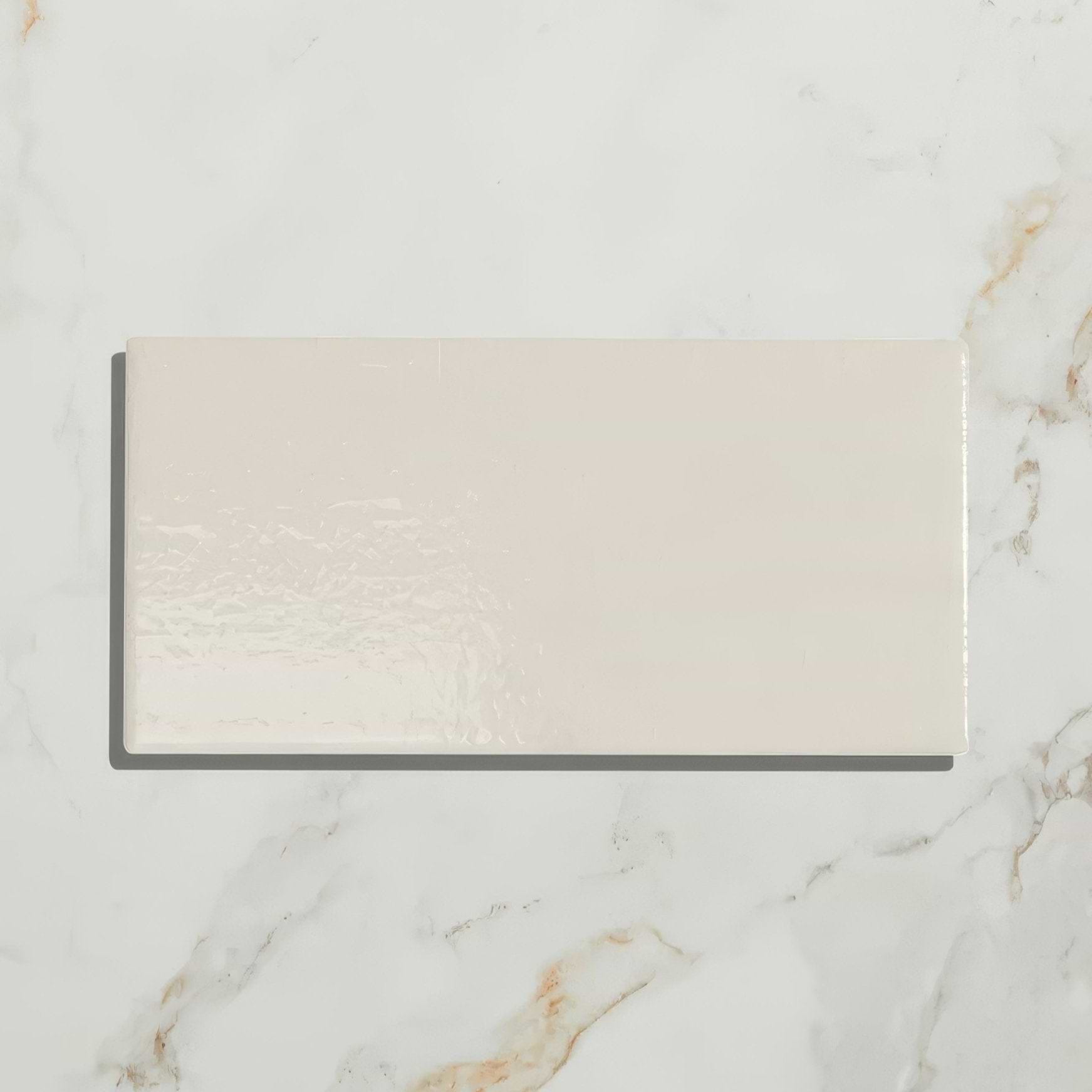 Antique White Metro Crackle Glaze - Hyperion Tiles