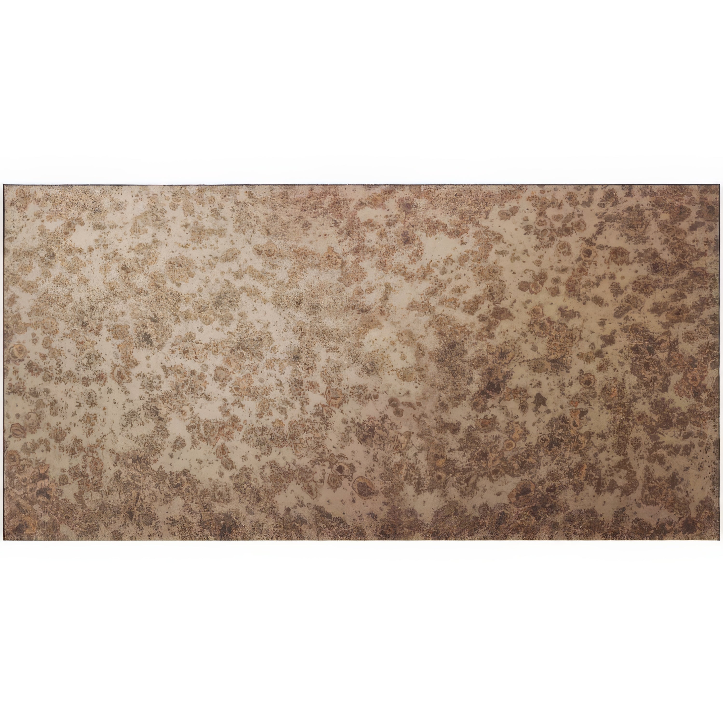 600 x 300mm Large Format Antique Mirror Copper - Hyperion Tiles