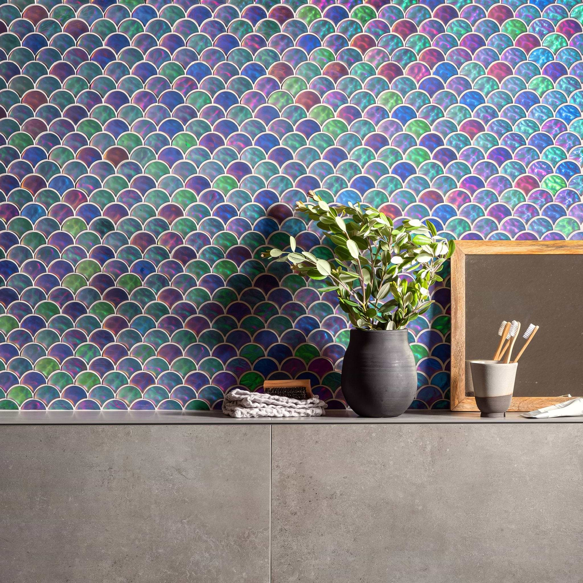 Aqua Scale Frosted - Hyperion Tiles