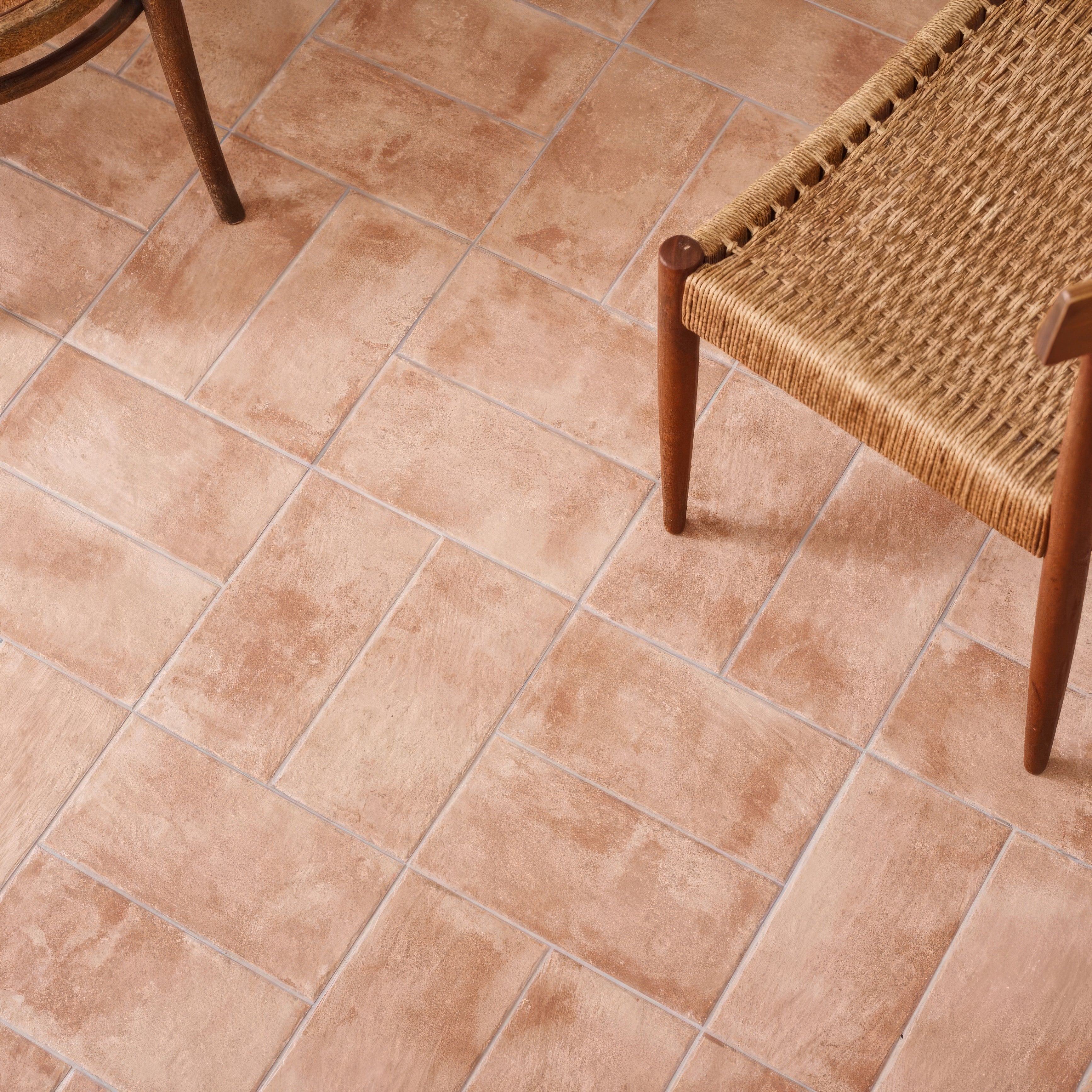 Arcilla Rosa Rectangle - Hyperion Tiles - Fired Earth