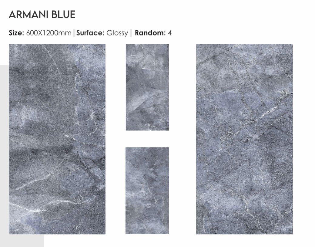 Armani Blue 60 x 120cm - Hyperion Tiles