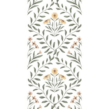 Arts & Crafts Flora Pink - Hyperion Tiles