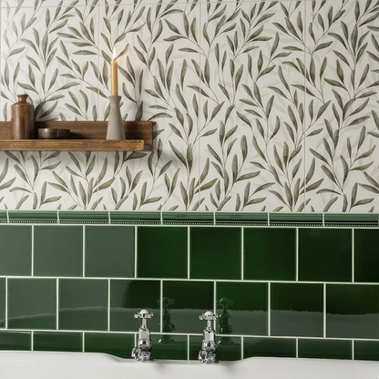 Arts & Crafts Flora Willow - Hyperion Tiles