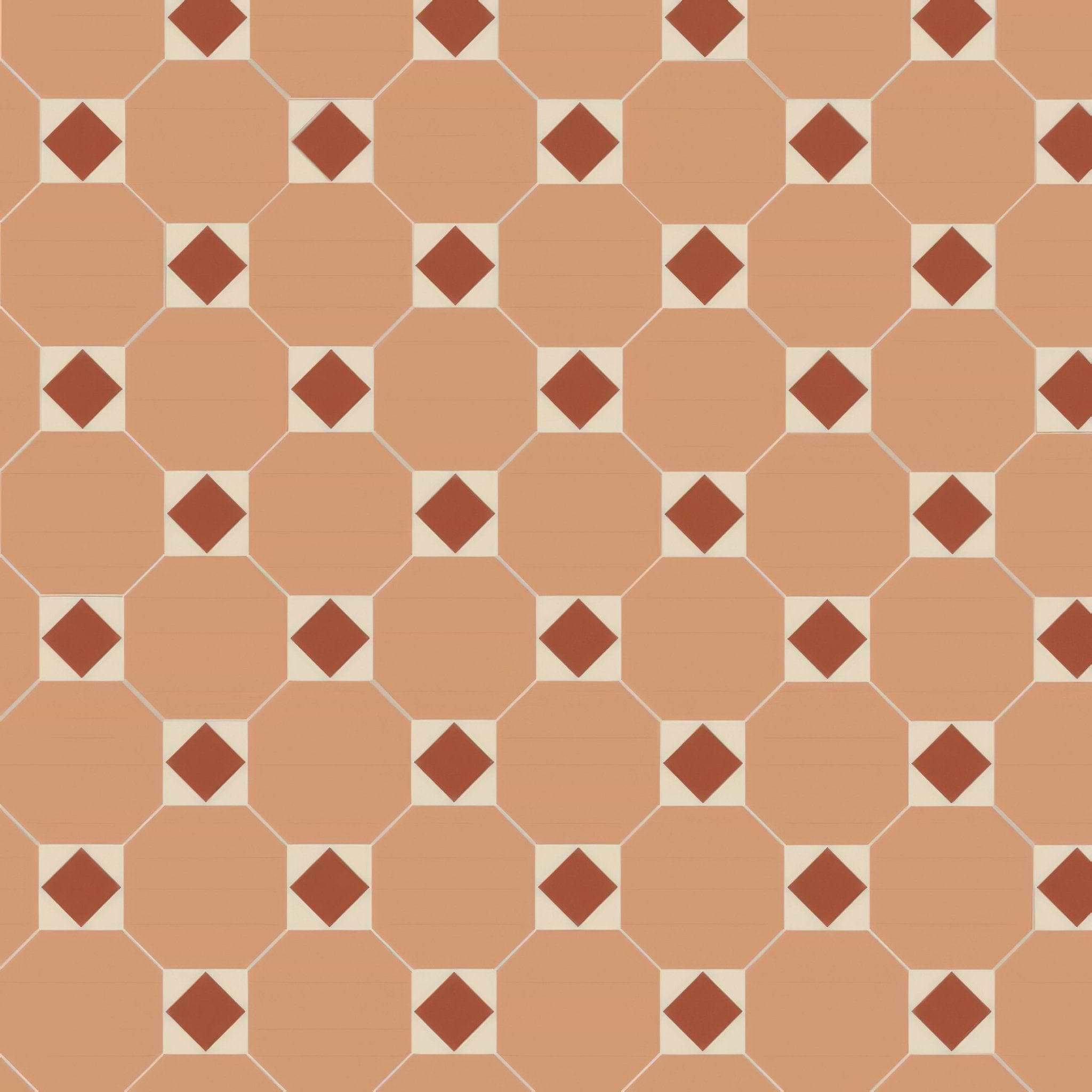 Arundel Buff, Red & White - Hyperion Tiles