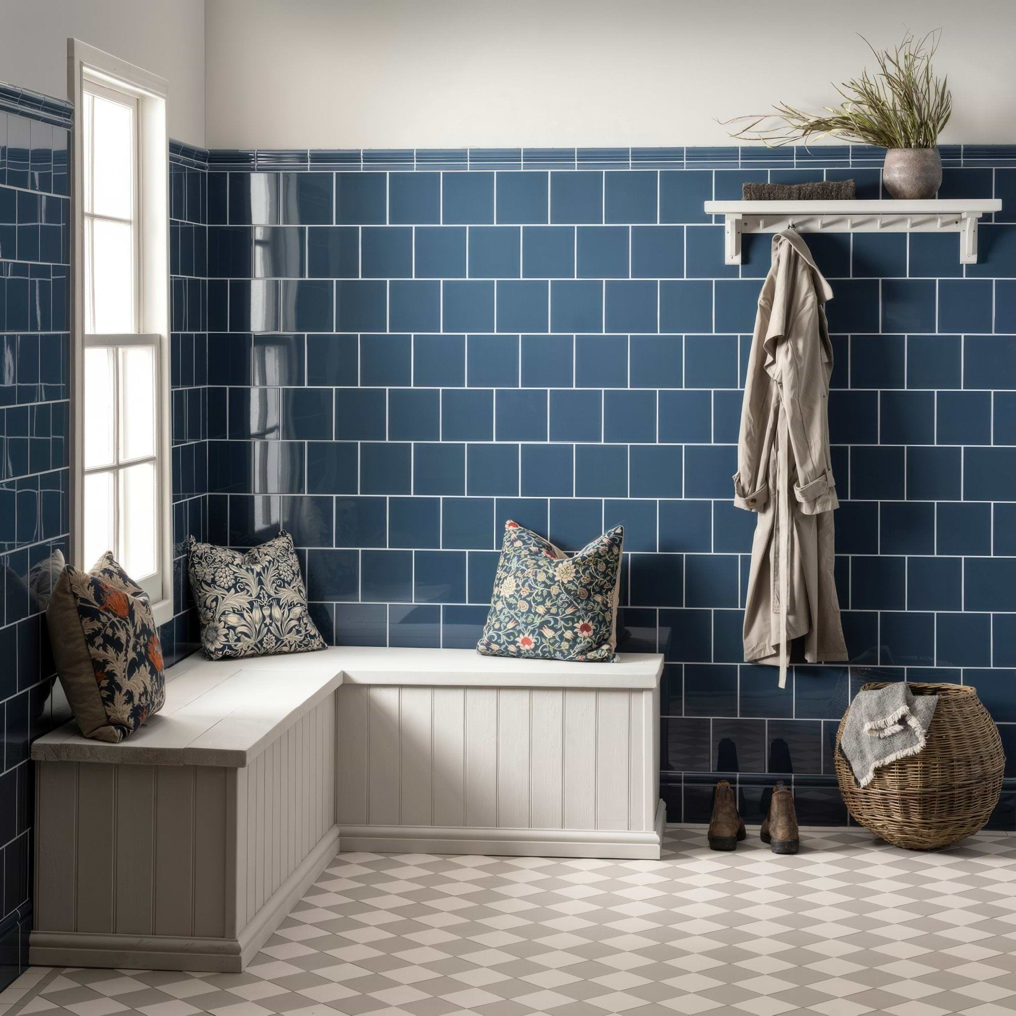 Ascot Blue Albert Moulding - Hyperion Tiles