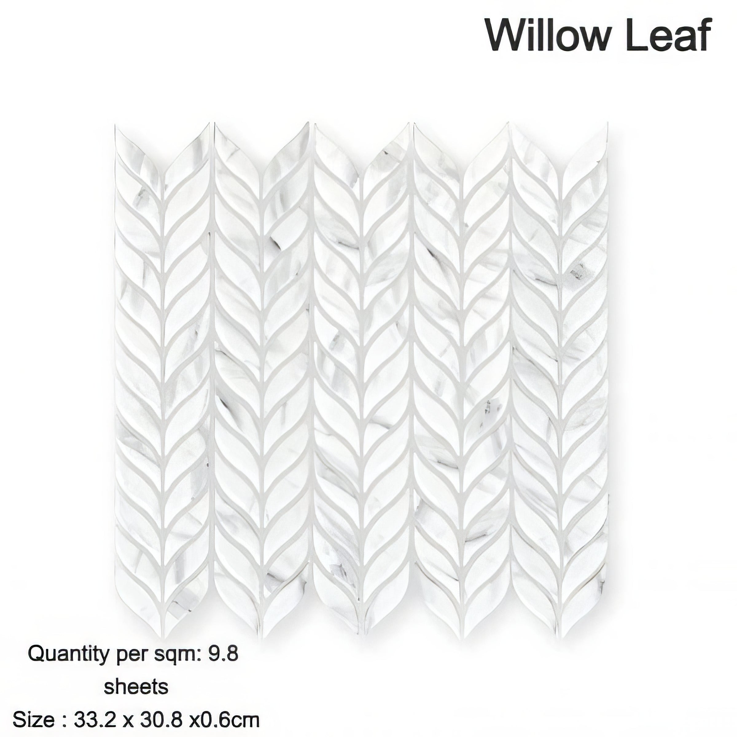 Aspen Willow leaf Mosaic