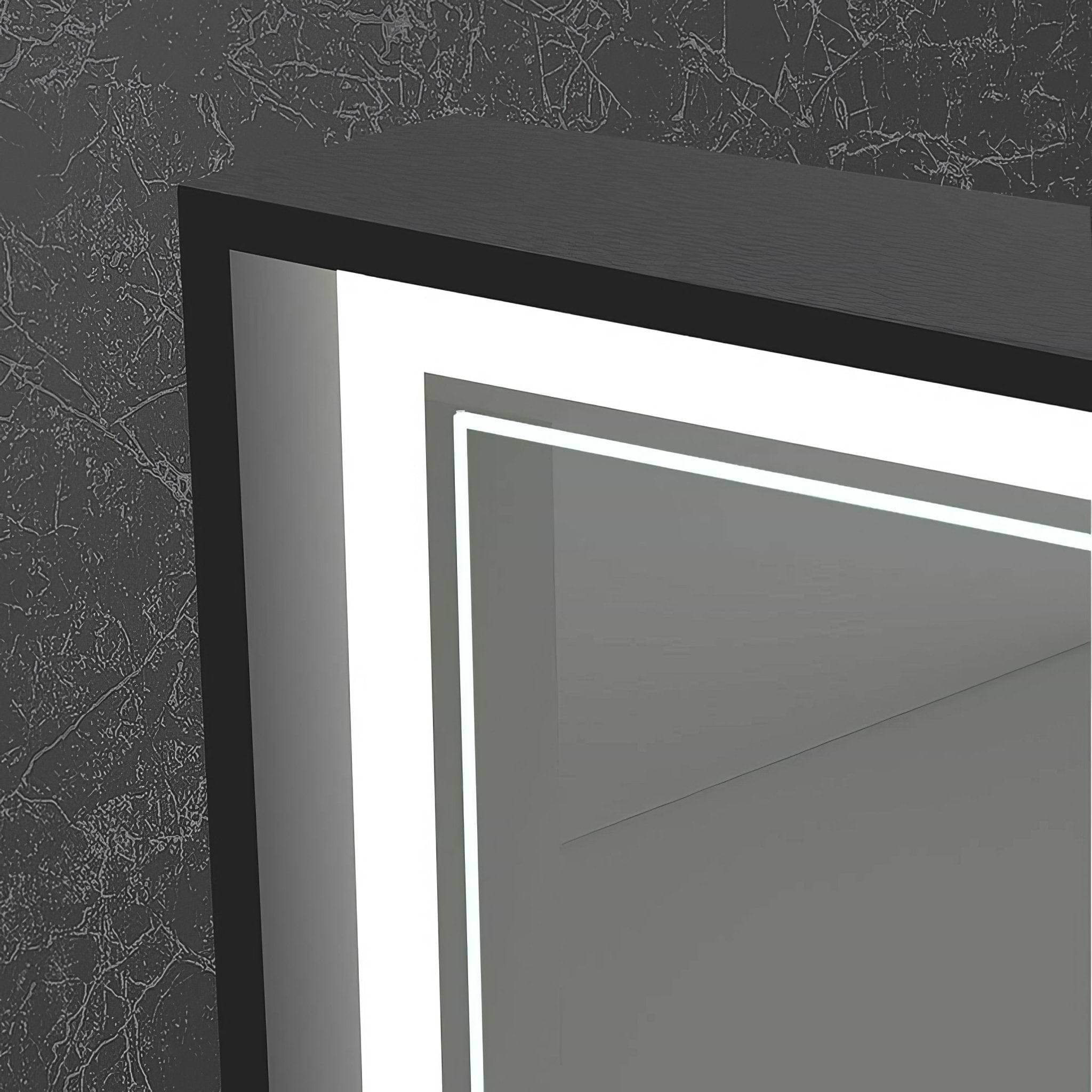 Astoria Mirror 75 Black - Hyperion Tiles