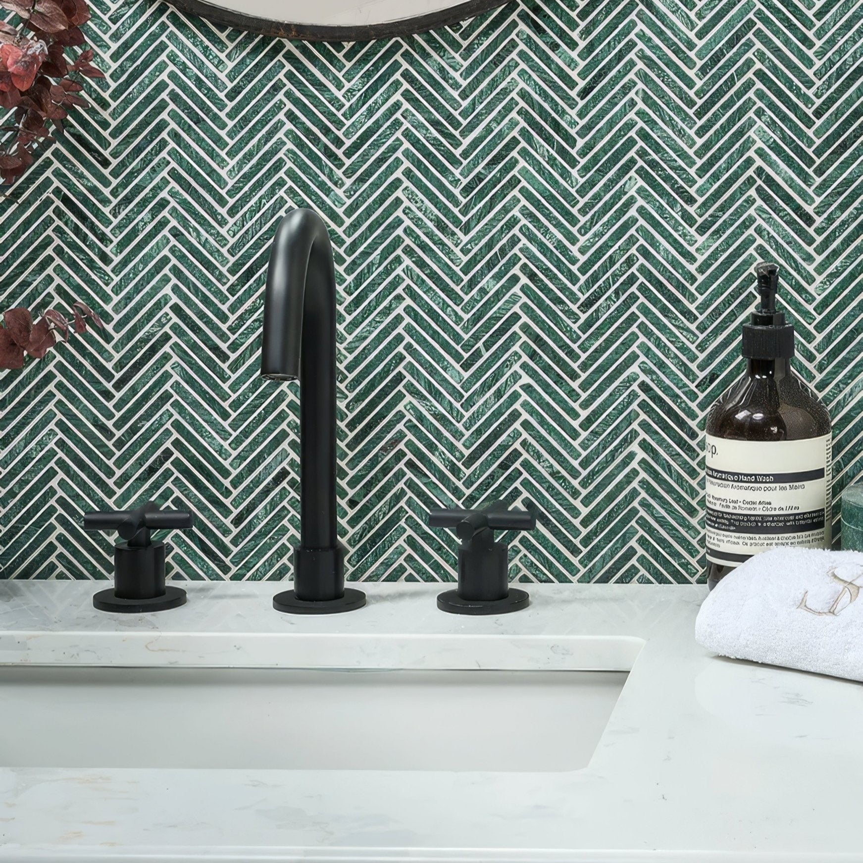 Athens Amazon Marble Mosaic - Hyperion Tiles