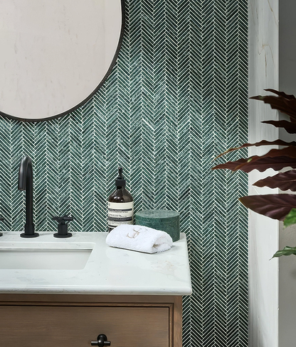 Athens Amazon Marble Mosaic - Hyperion Tiles