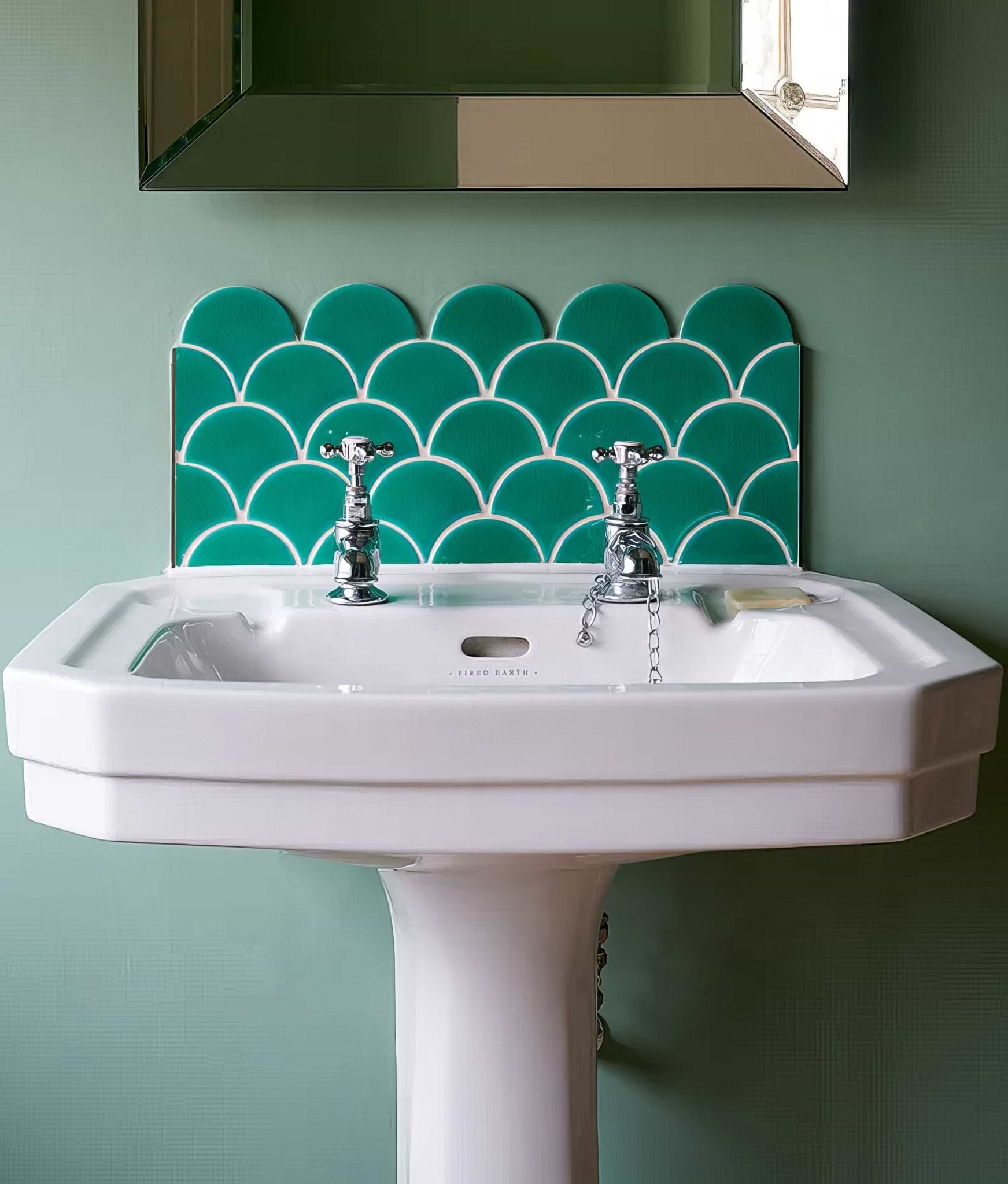 Atlantis Porcelain Mosaic Emerald - Hyperion Tiles