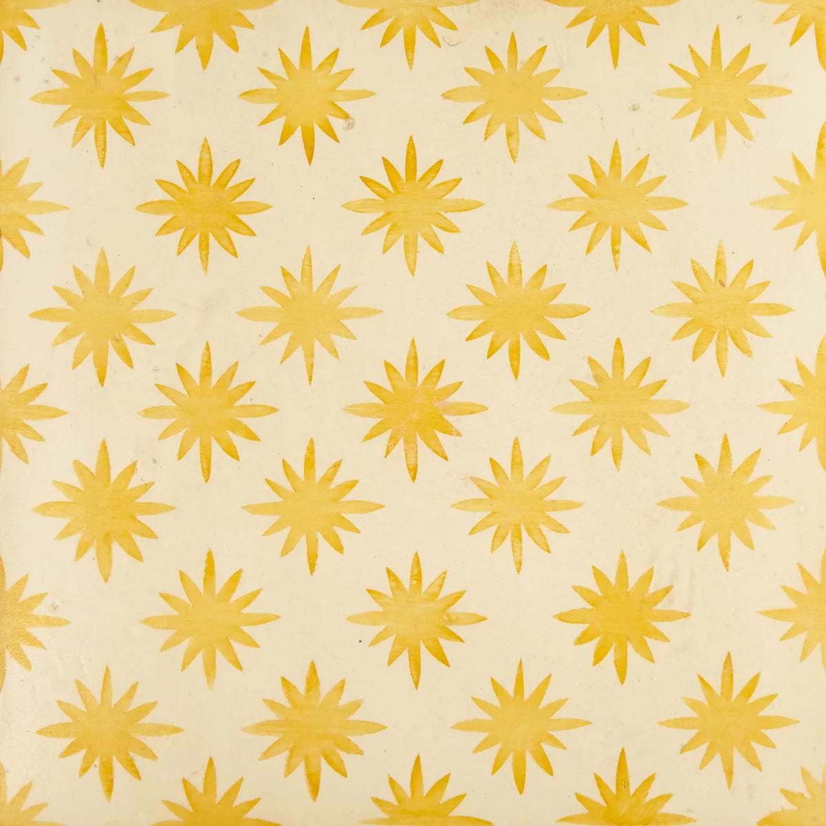 Neisha Crosland Atlas Pine Flower Buttercup - Hyperion Tiles