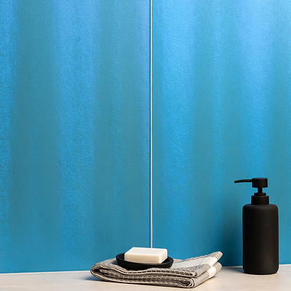 Aurora Borealis Aqua Decorative Frosted Glass - Hyperion Tiles