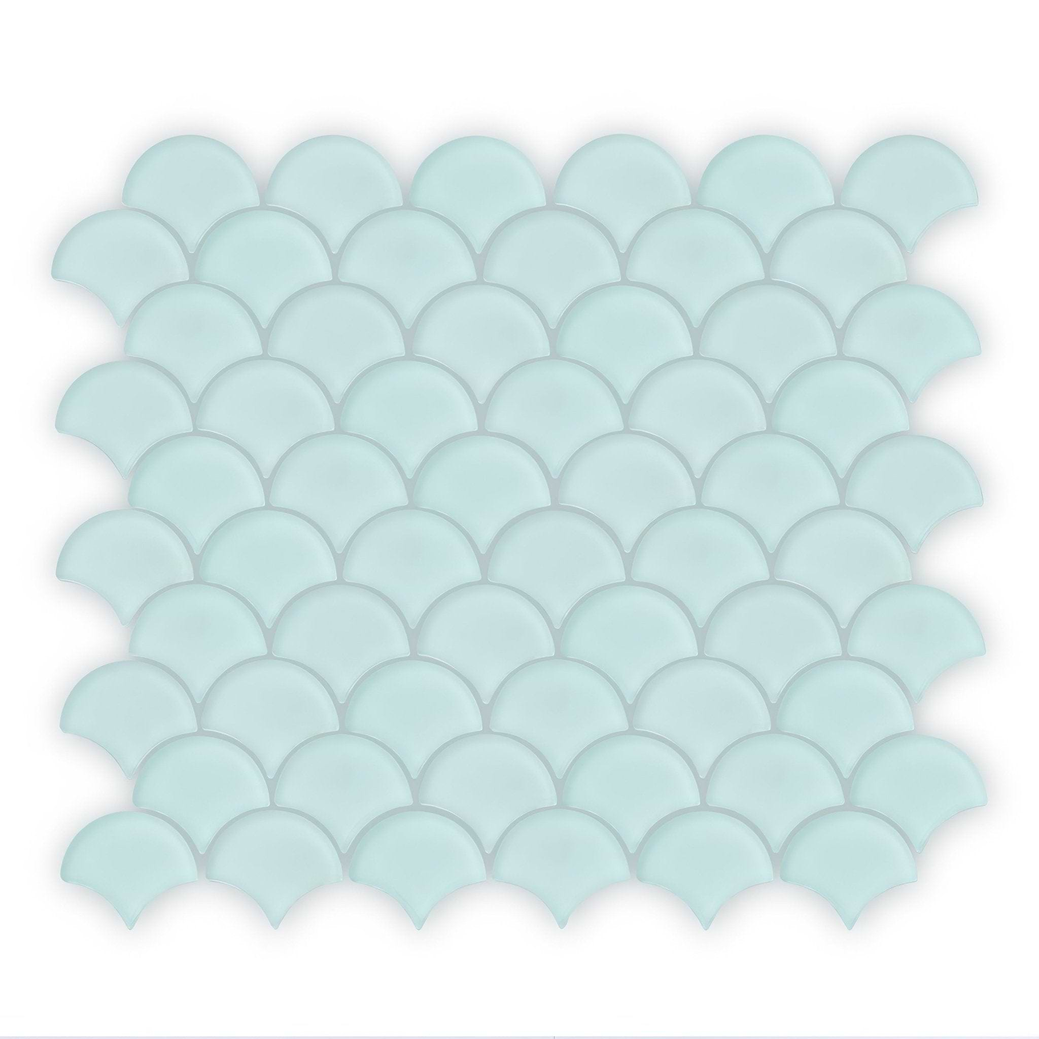 Aurora Fan Green Mosaic - Hyperion Tiles