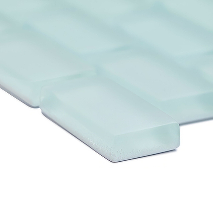 Aurora Mini Brick Green Mosaic - Hyperion Tiles
