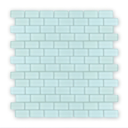 Aurora Mini Brick Green Mosaic - Hyperion Tiles