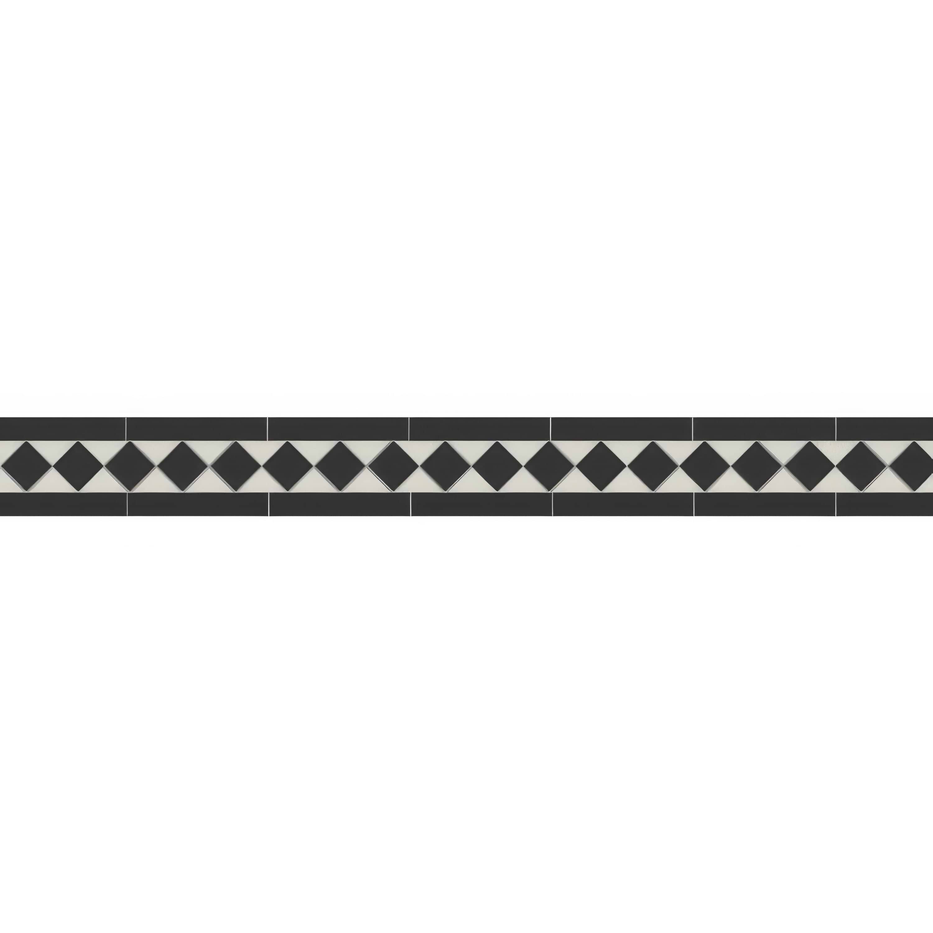 Austen Black and Dover White By Hyperion Tiles