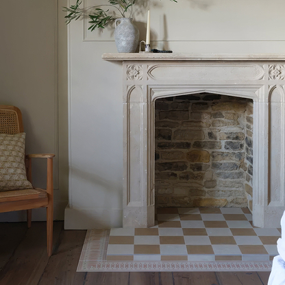 Adventuras Ziggy Border Terracotta Porcelain | Hyperion Tiles
