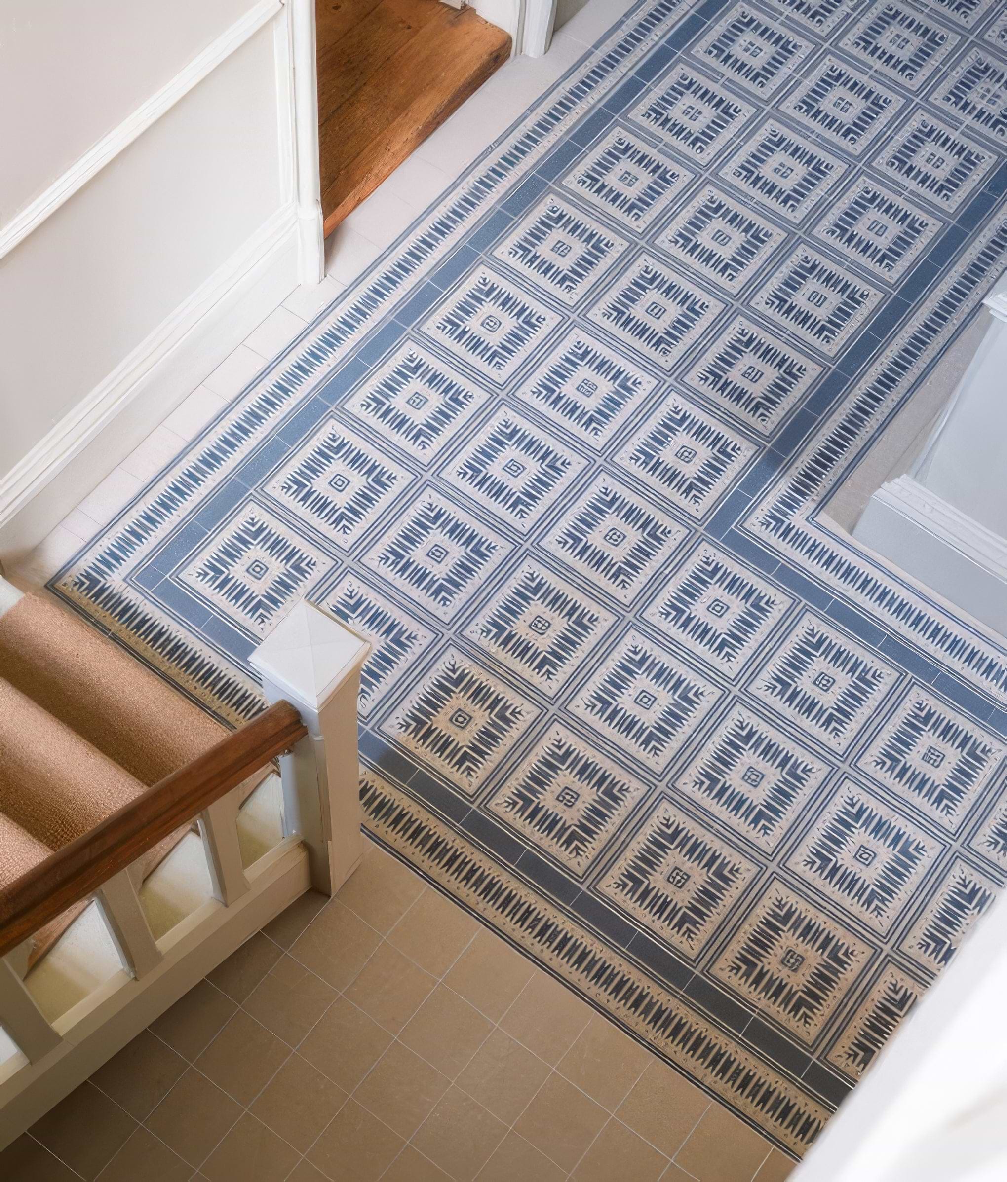 Adventuras Navy Field Porcelain By Hyperion Tiles
