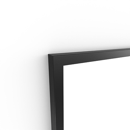 Docklands Rectangular Mirror 40x70cm Black | Hyperion Tiles