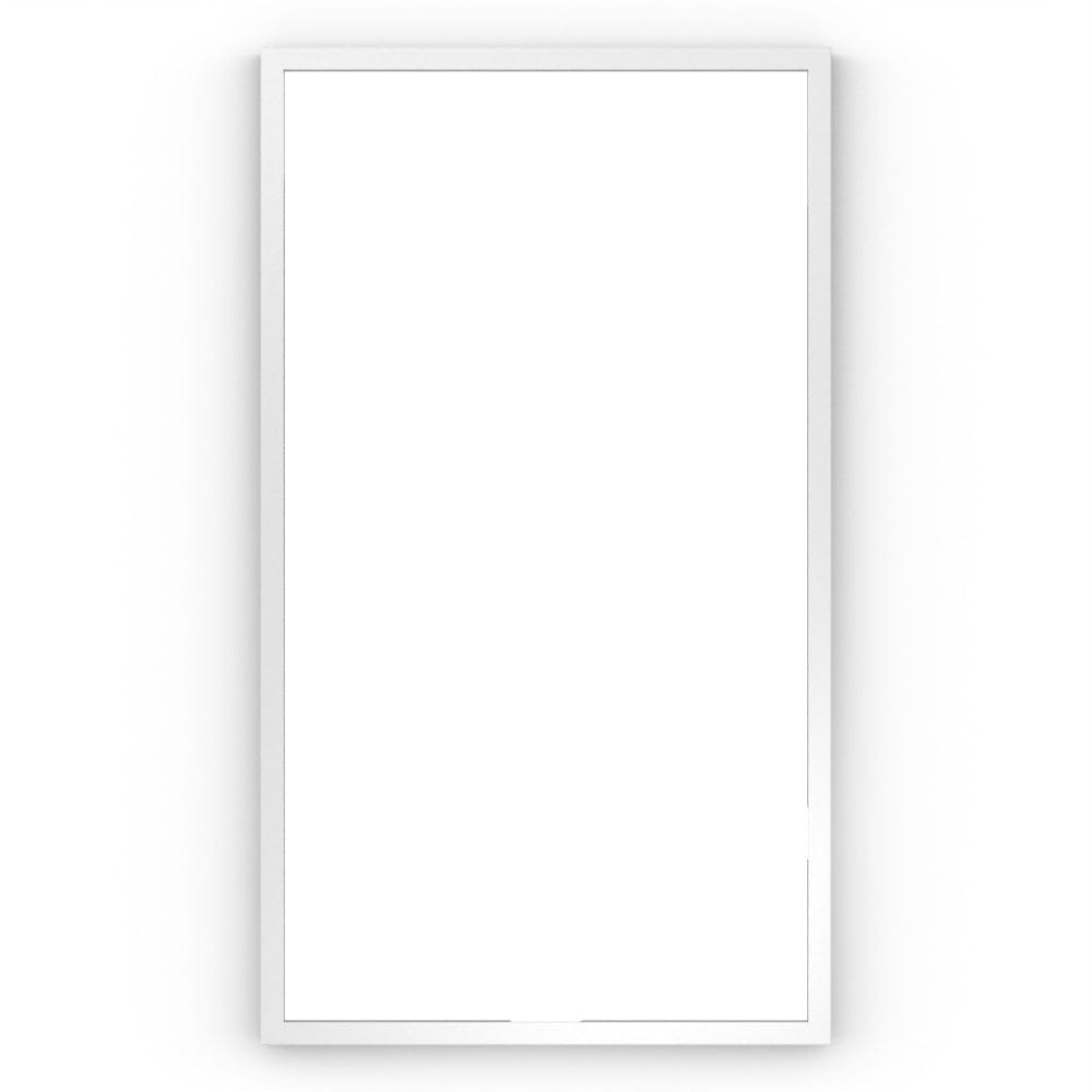 Docklands Rectangular Mirror 40x70cm White - Hyperion Tiles