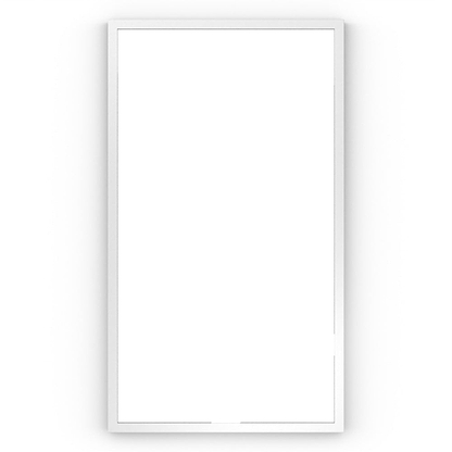 Docklands Rectangular Mirror 40x70cm White - Hyperion Tiles