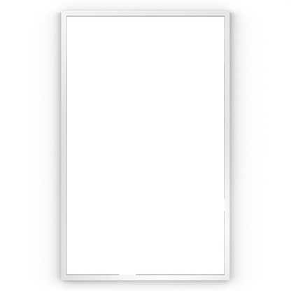 Docklands Rectangular Mirror 50x80cm White - Hyperion Tiles