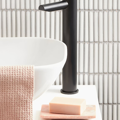 Bamboo Porcelain Mosaic White - Hyperion Tiles