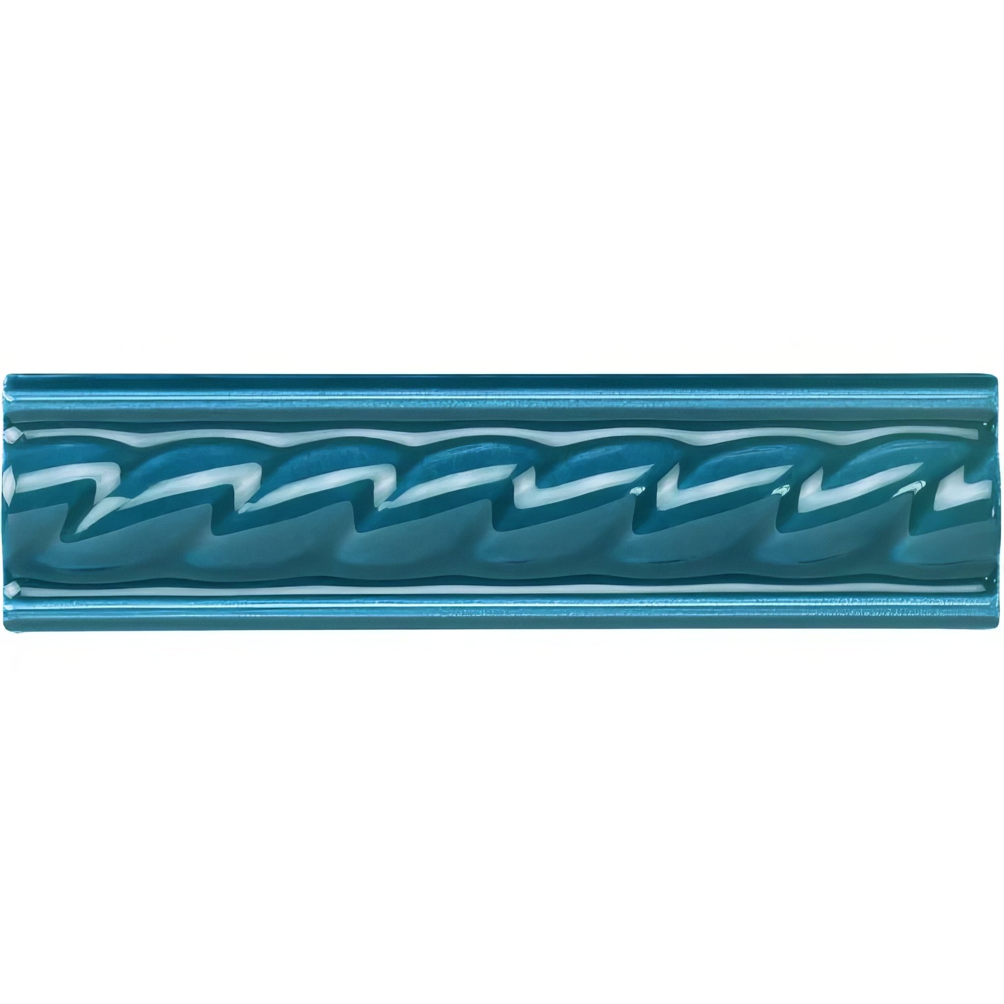 Baroque Blue Rope Moulding - Hyperion Tiles