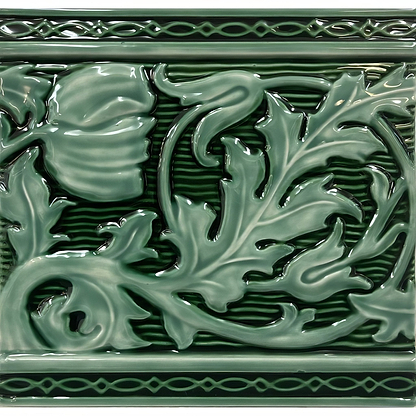 Berkeley Jade Breeze on Victorian Green - Hyperion Tiles