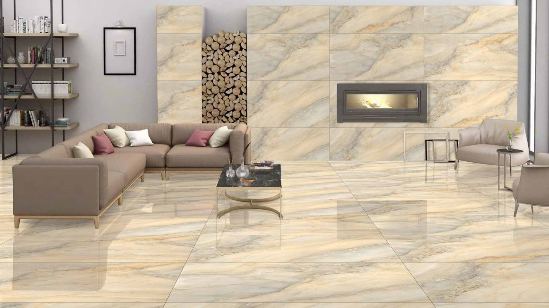 Berlin Beige 60 x 120cm - Hyperion Tiles