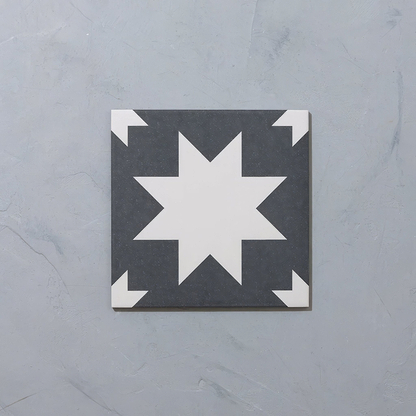 Bert & May Black Pradena Porcelain - Hyperion Tiles