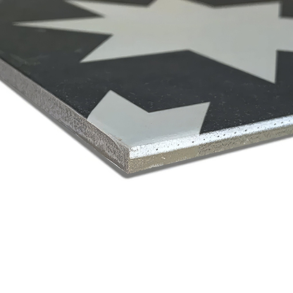 Bert & May Black Pradena Porcelain - Hyperion Tiles
