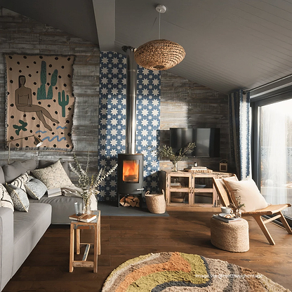 Bert & May Blue Pradena Porcelain - Hyperion Tiles